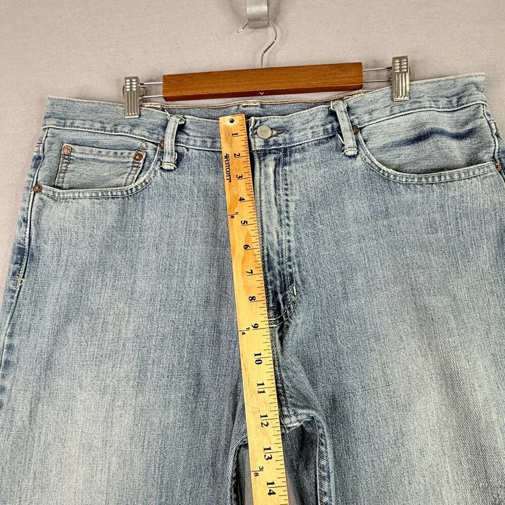 Polo Ralph Lauren Classic 867 Jeans Men's 38x30 Blue Denim Straight Leg - Picture 6 of 13
